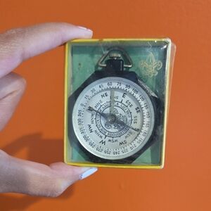 Vintage Compass with Black and Silver Accents